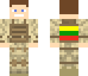 lithuanian soldier withour helmet