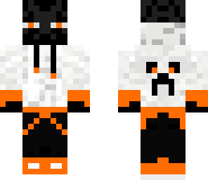 cool orange endermen