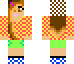 checkered girl edit