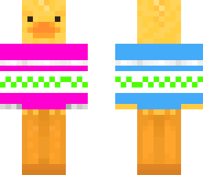duck in sweater