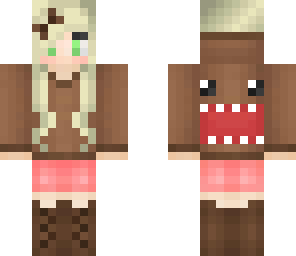 blonde domo sweatshirt girl