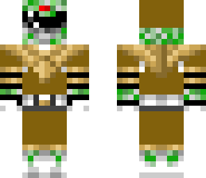  creeper power ranger skin with helmet
