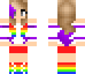 rainbow girl