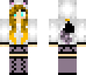 blonde gray wolfie girl