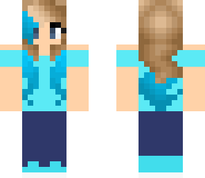 blue girl