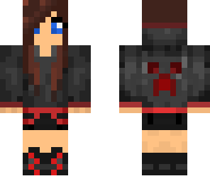 dark red teen girl