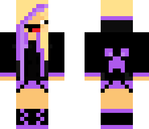 purple creeper girl  - derp version