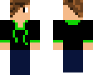 green hoddie