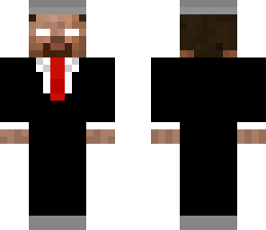 herobrine in a suit
