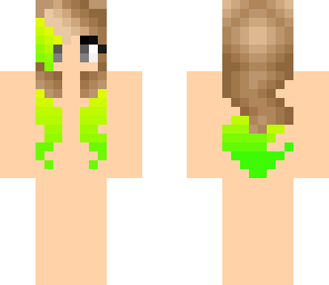 yellowgreen dip dye