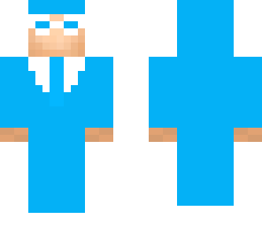 blue suit
