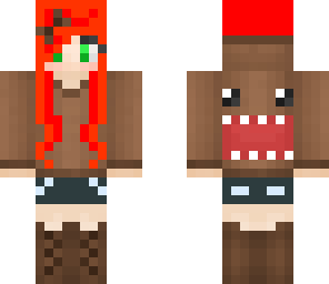 red head domo girl