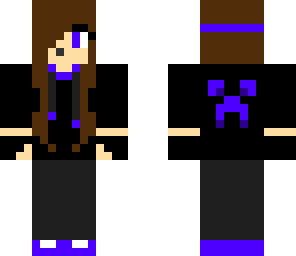 purple creeper girl