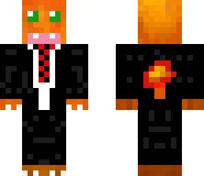 charmander with a suit