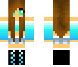 blue girl