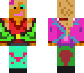 colorful woman