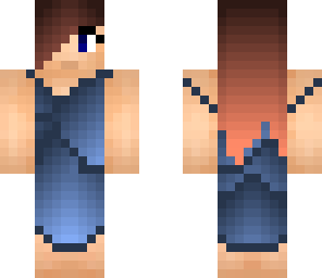 blue dress girl