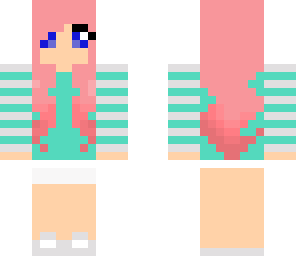 girl with pink hair