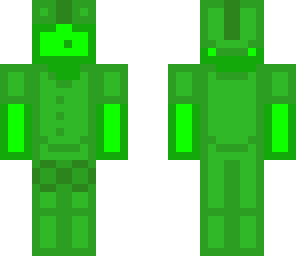 slime in green leather armor