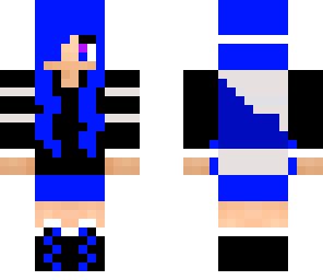 blue girl