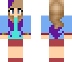 purple hair miner