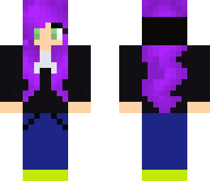 black hoodie girl