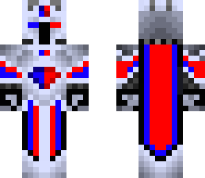 red and blue awesome knigt