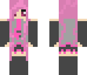 miku hatsune in pink style