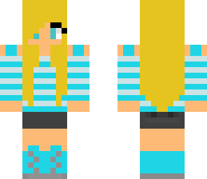 blue girl