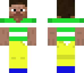 green striped steve