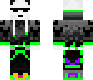 green panda man