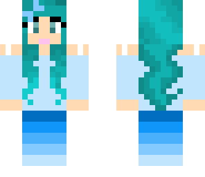 girl in blue