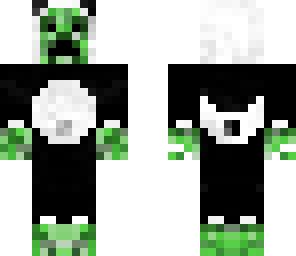 creeper disguised as panda