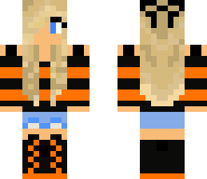 girl in orange
