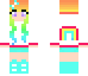 rainbow girl edited