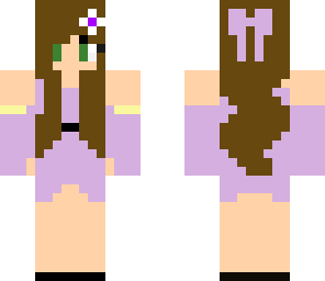 girl in purple dress