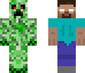 creeper or herobrine