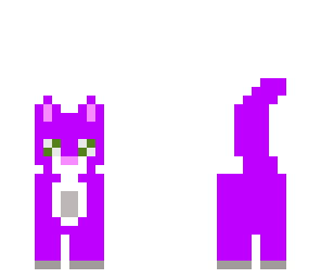 purple kitty