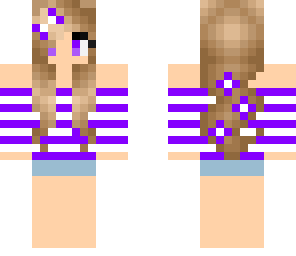 puple summer girl