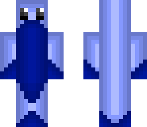 underwater creature two- blue