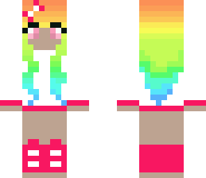 rainbow hair