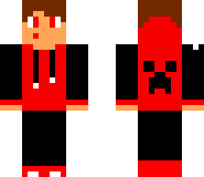red creeper hoodie