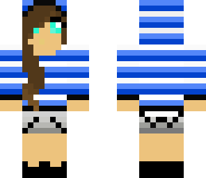 white and blue girl hoodie