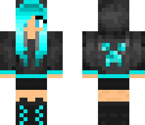 blue creeper girl