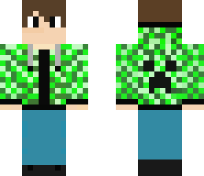 minecraft creeper hoodie 2