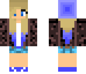 blue jacket girl