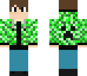 minecraft creeper hoodie updated v4