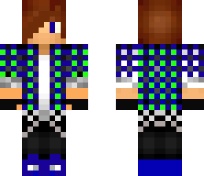 blue and green epic dude