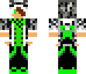 lime green teenager hood and bandana