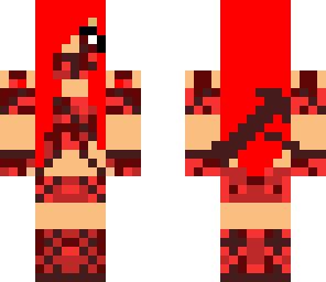 ninja girl red